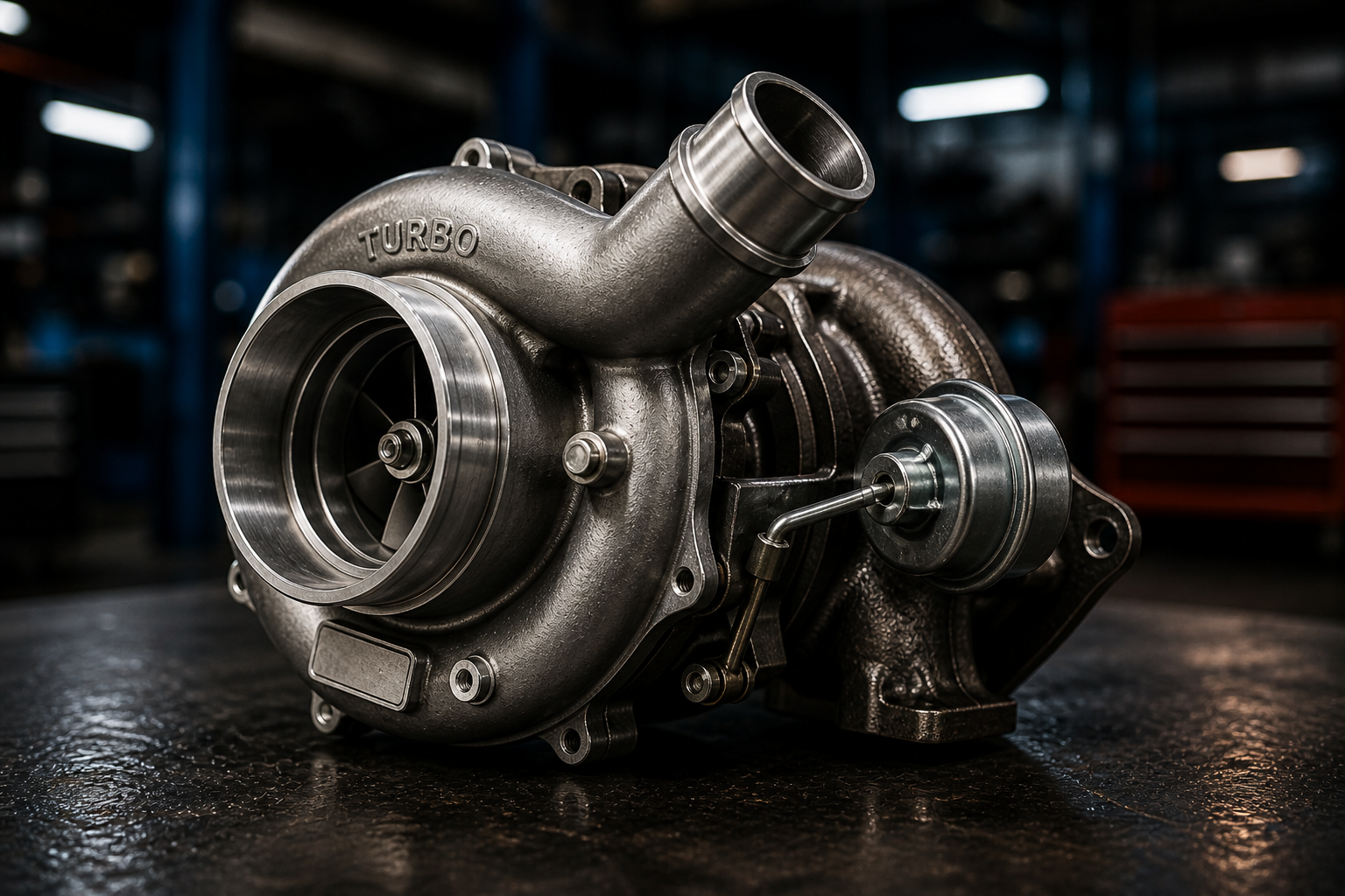Turbo de vehículo para diagnóstico y reparación