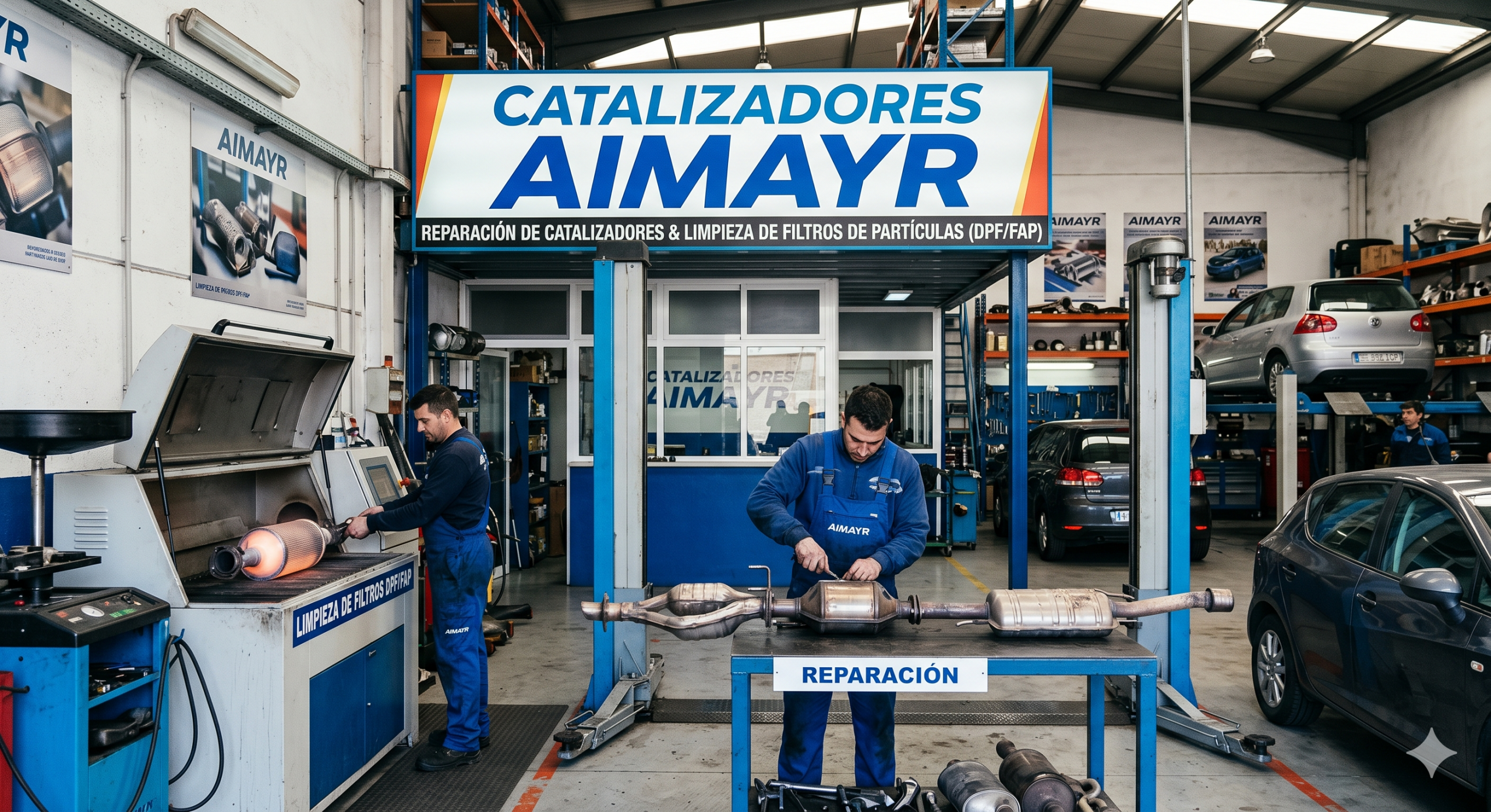 Servicios profesionales de catalizadores, FAP y escapes