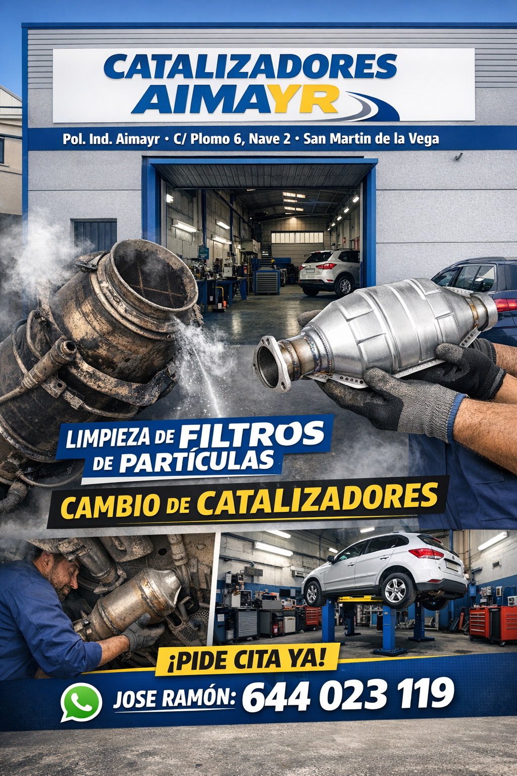 Catalizadores nuevos, universales y reparados